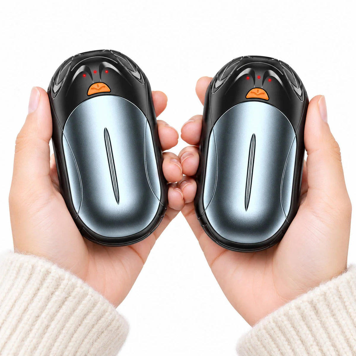 Hand Warmers Rechargeable Snap-Together USB-C 20-Hour Heat
