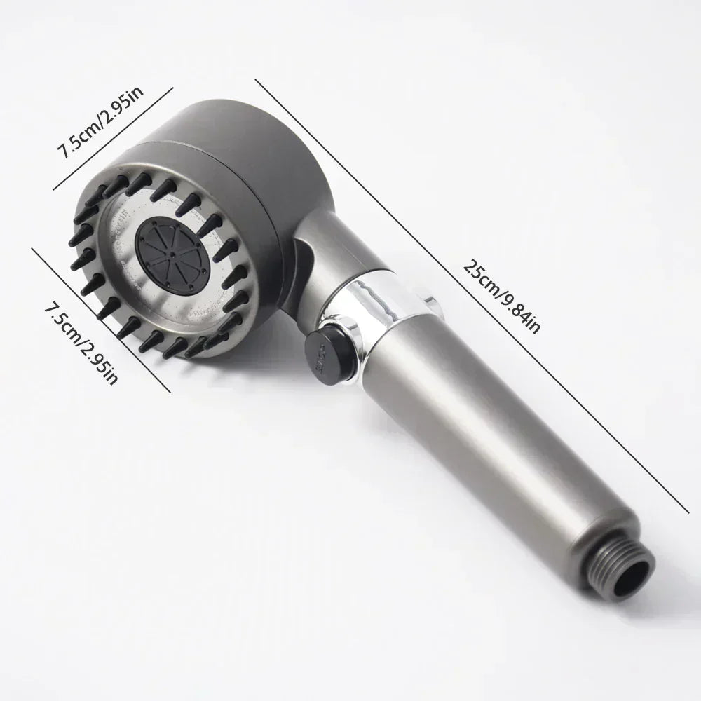 Handheld Shower Head 3 Spray Modes Built-In Filter