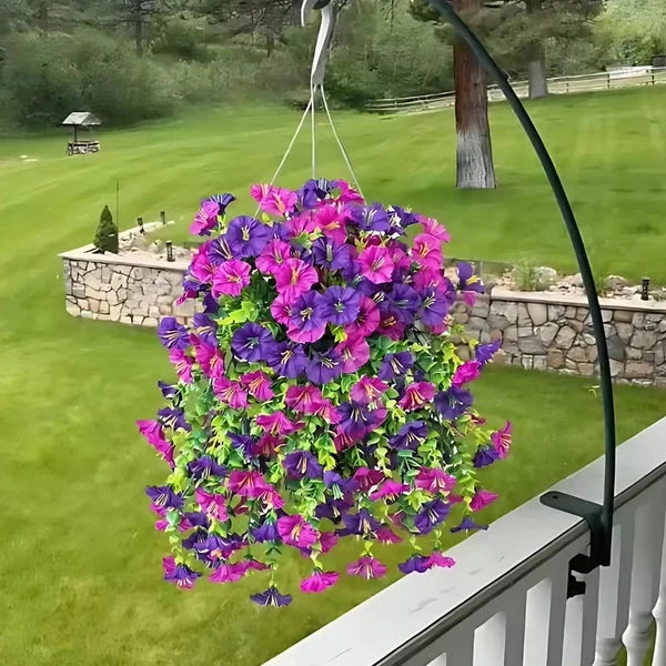 Hanging Vine Morning Glory UV-Resistant Set of 4