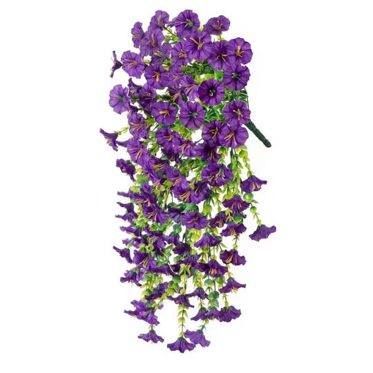 Hanging Vine Morning Glory UV-Resistant Set of 4