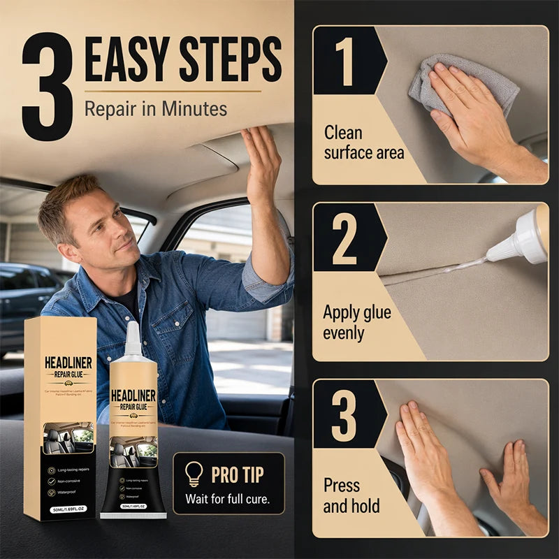 Headliner Adhesive High-Strength Heat-Resistant Stain-Free