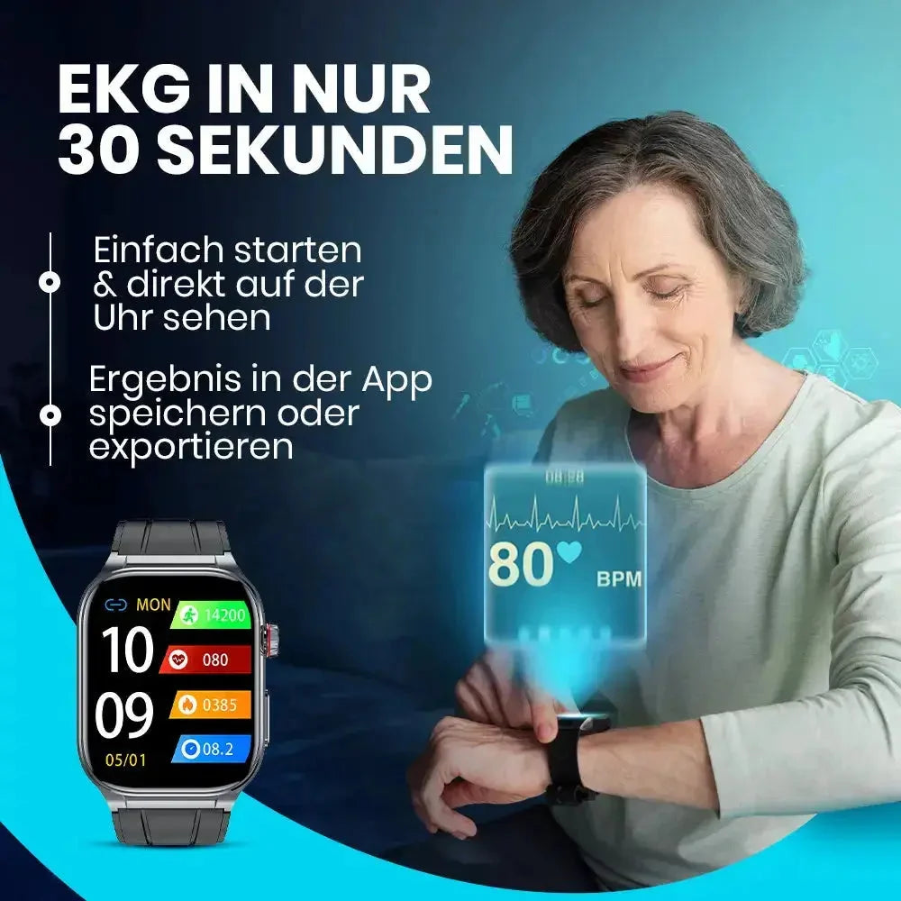 Health Watch Wrist ECG SpO2 7 Day Battery