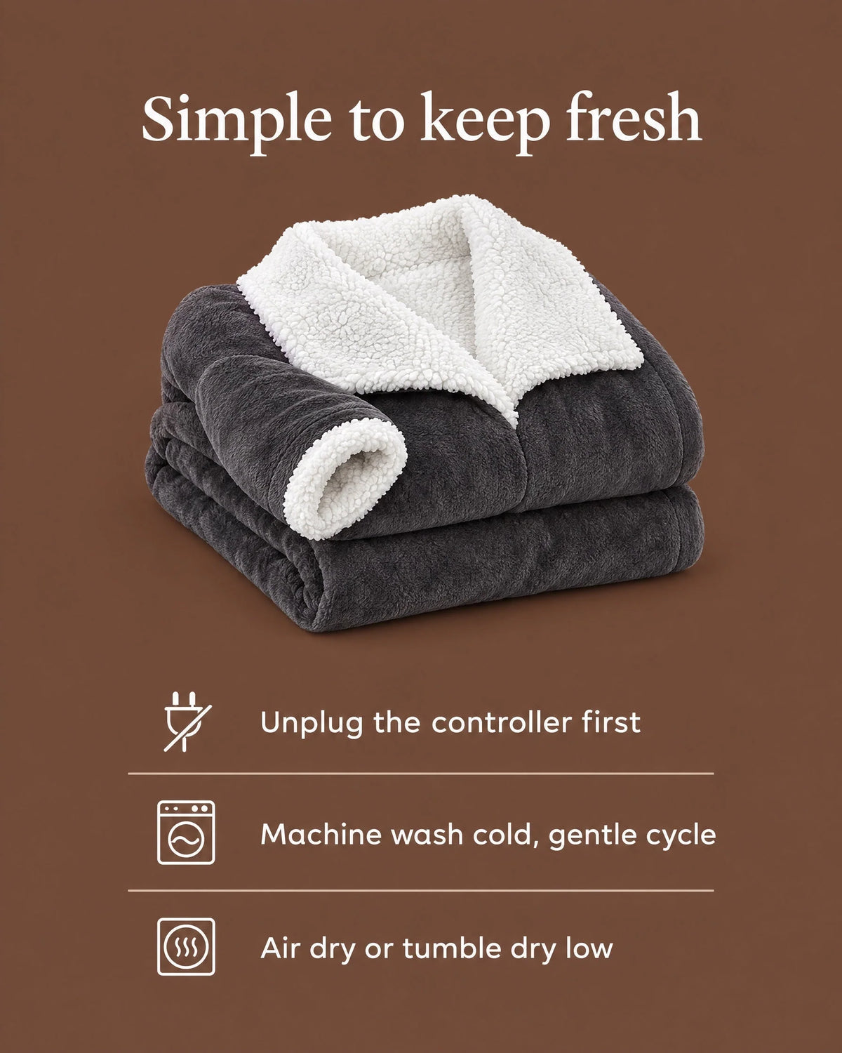 Heated Blanket Coat Full-Length Sleeves & Foot Pocket