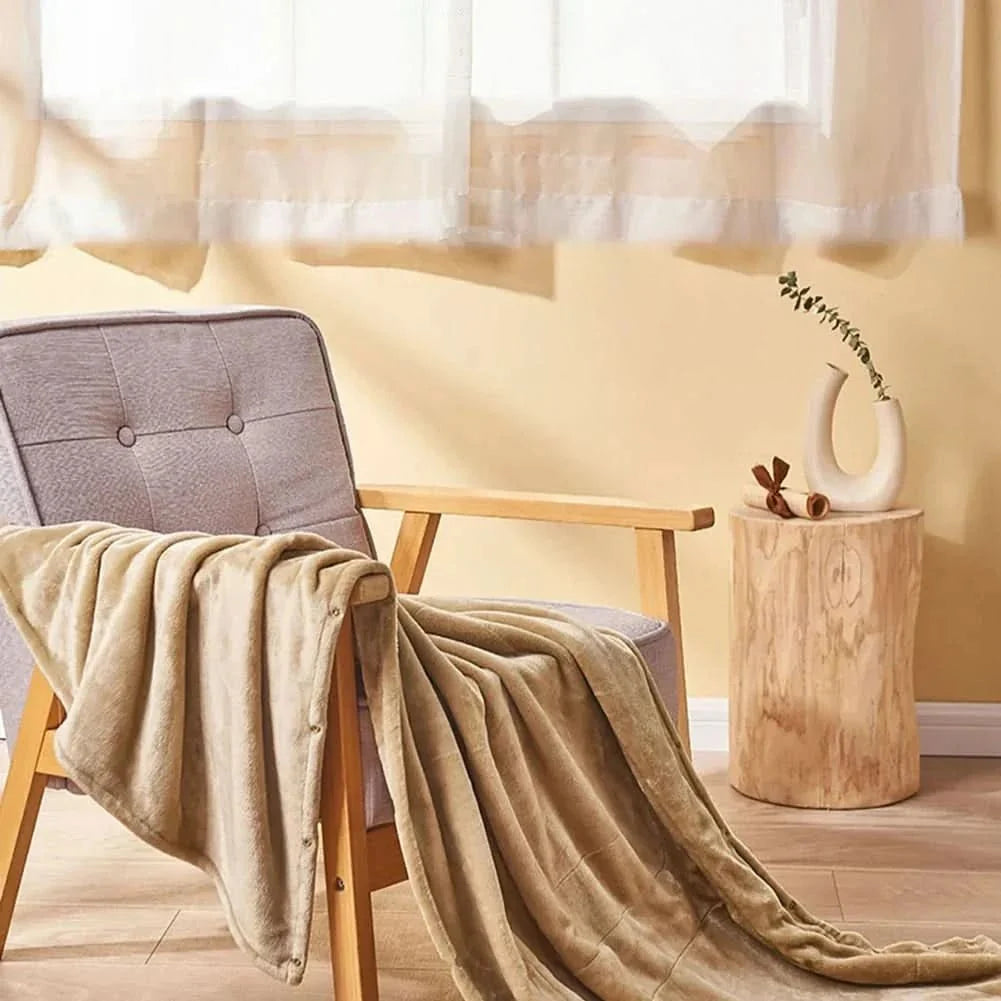 Heated Blanket USB-Powered Three Heat Settings Soft Fabric