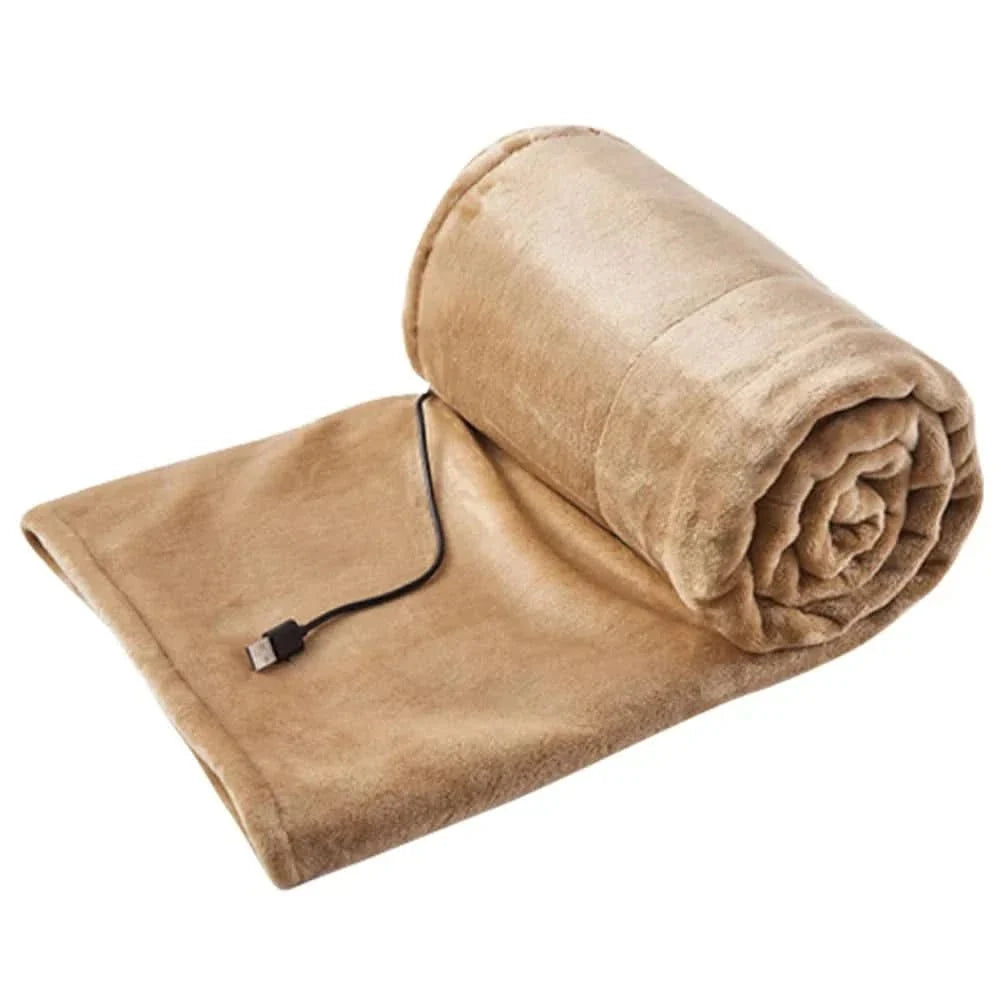 Heated Blanket USB-Powered Three Heat Settings Soft Fabric