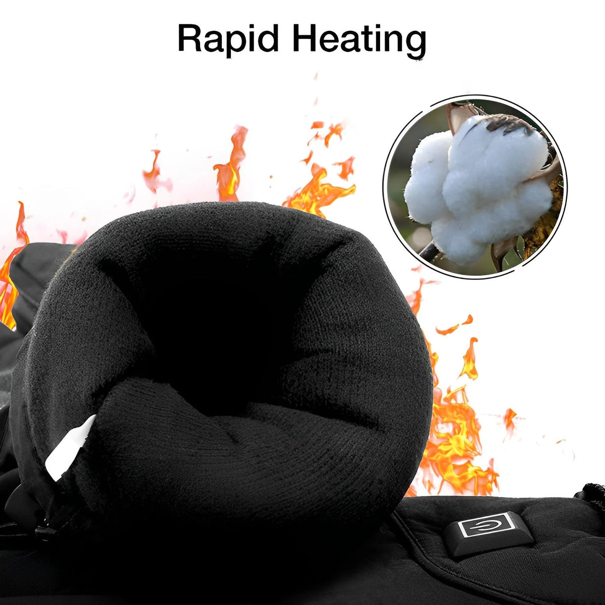 Heated Gloves USB Rechargeable Water-Resistant Non-Slip Grip
