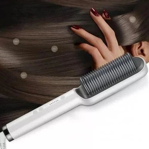 Heated Styling Comb Ion Frizz Control Adjustable Heat