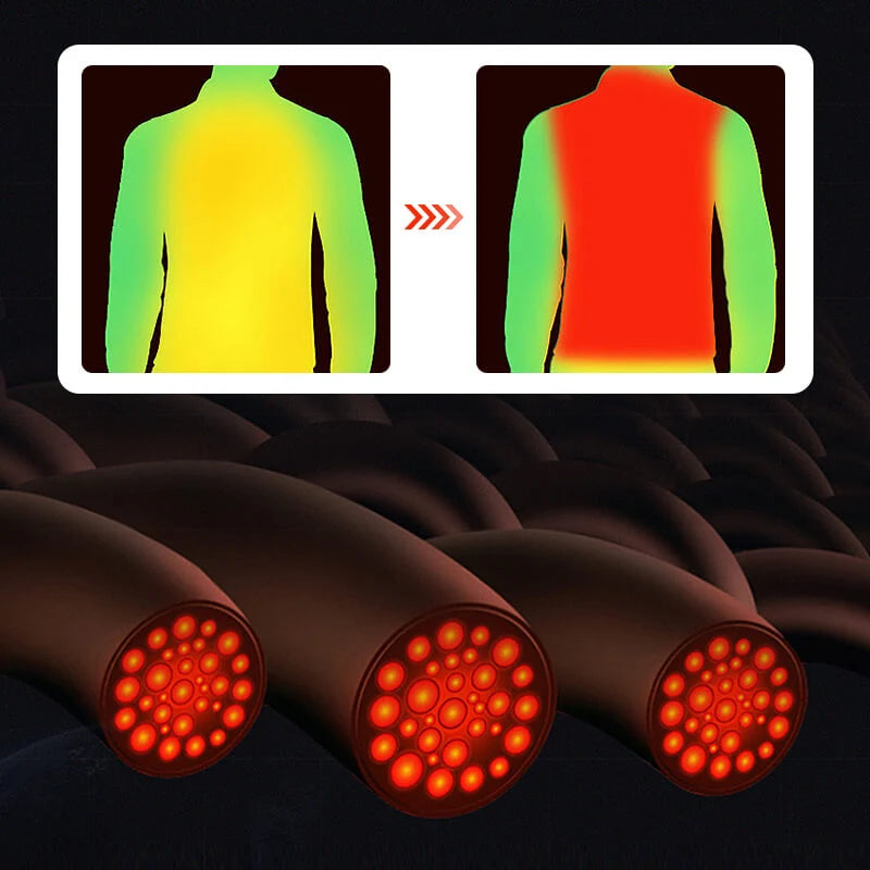 Heated Vest Graphene Heating Zones USB-Powered Lightweight Design