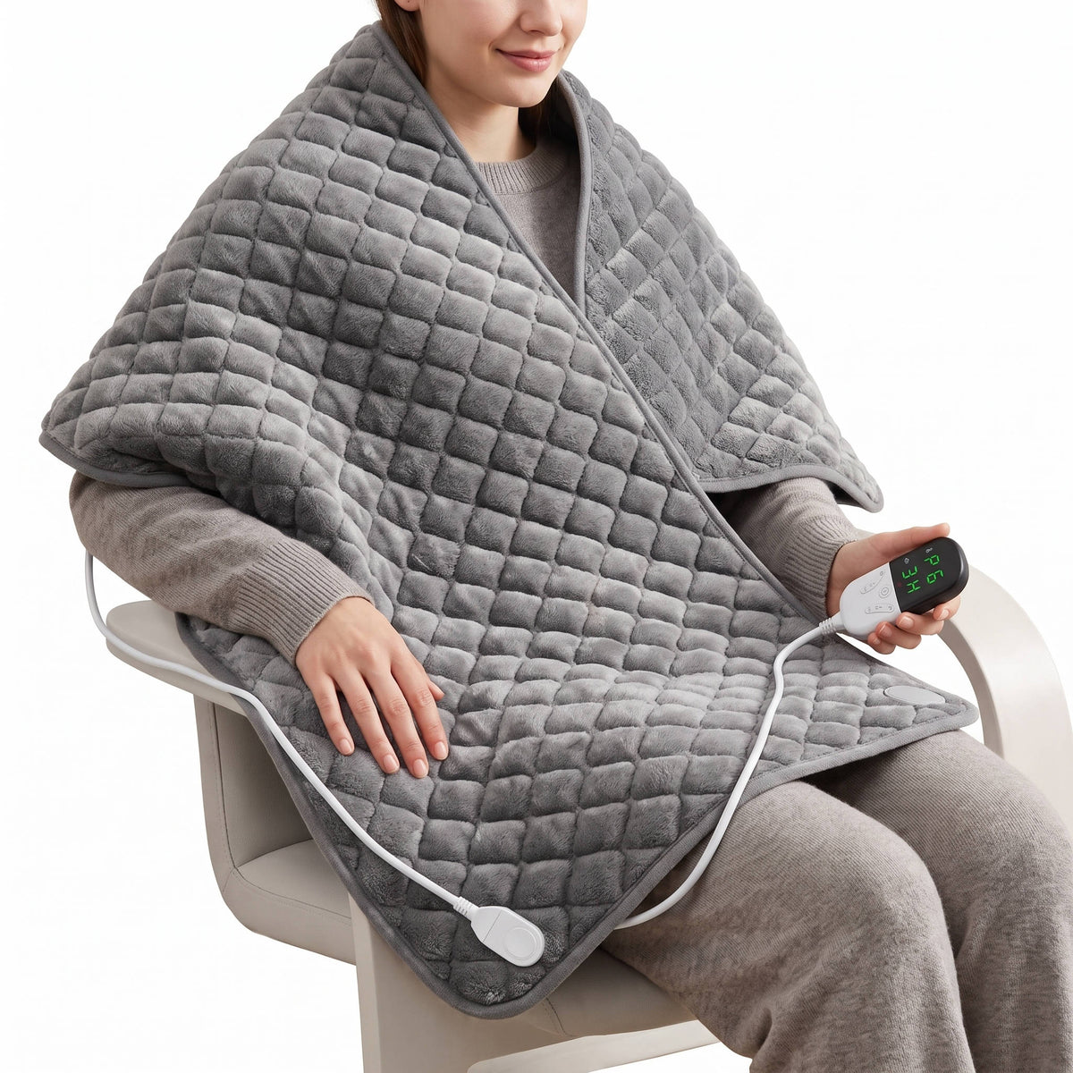 Heating Pad King-Size 32x24 Adjustable Heat & Auto-Off