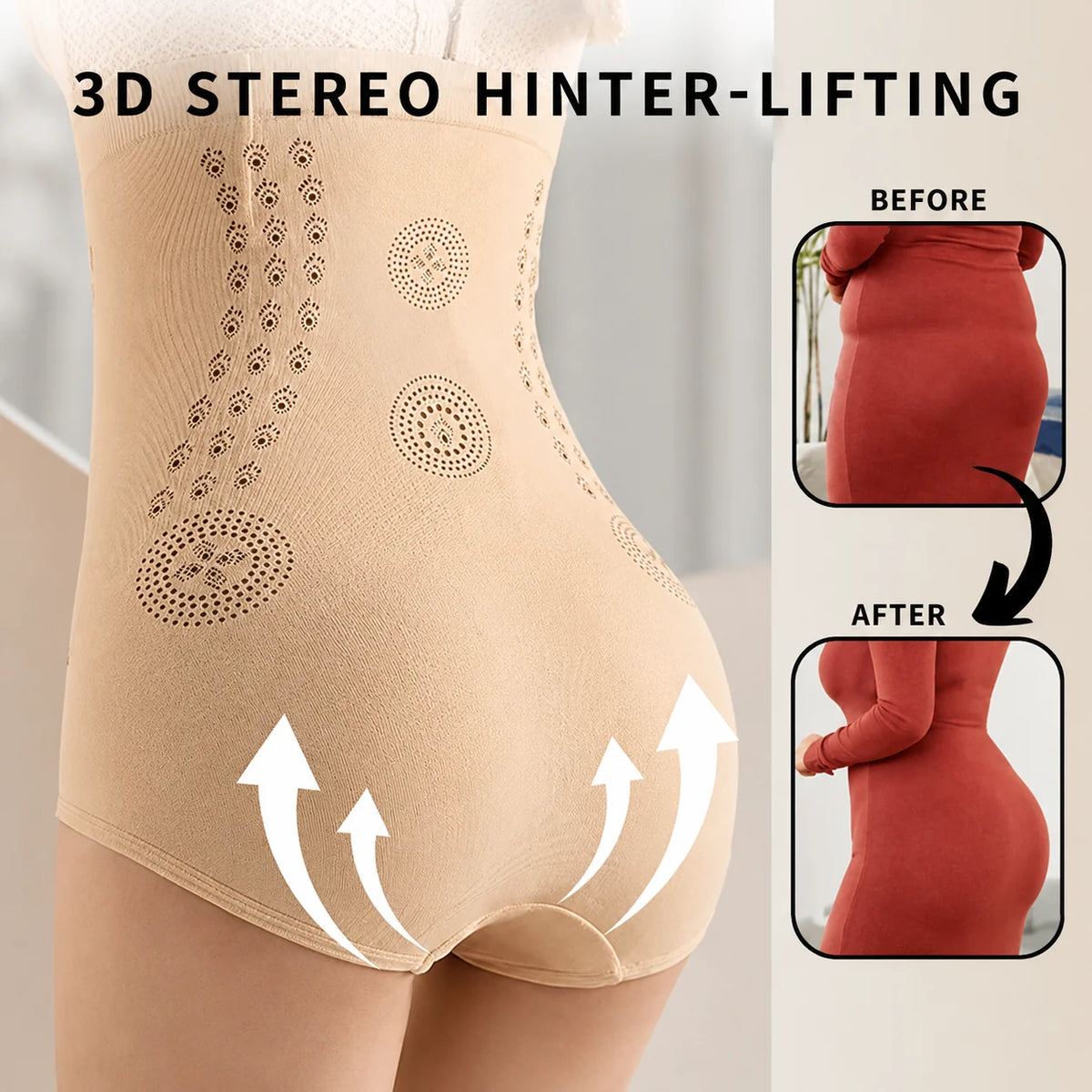 High-Waist Shapewear Firming Stomach Control