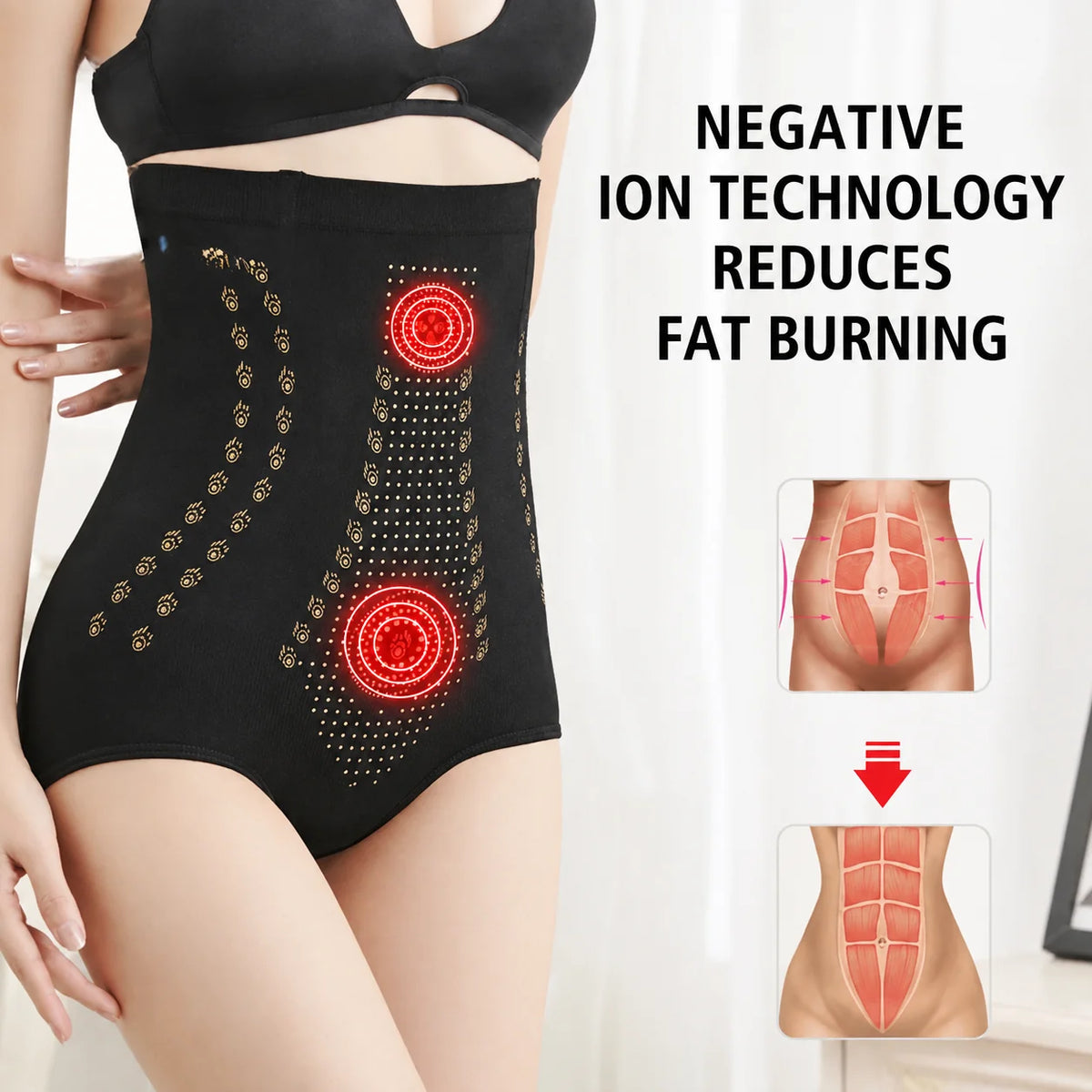 High-Waist Shapewear Firming Stomach Control