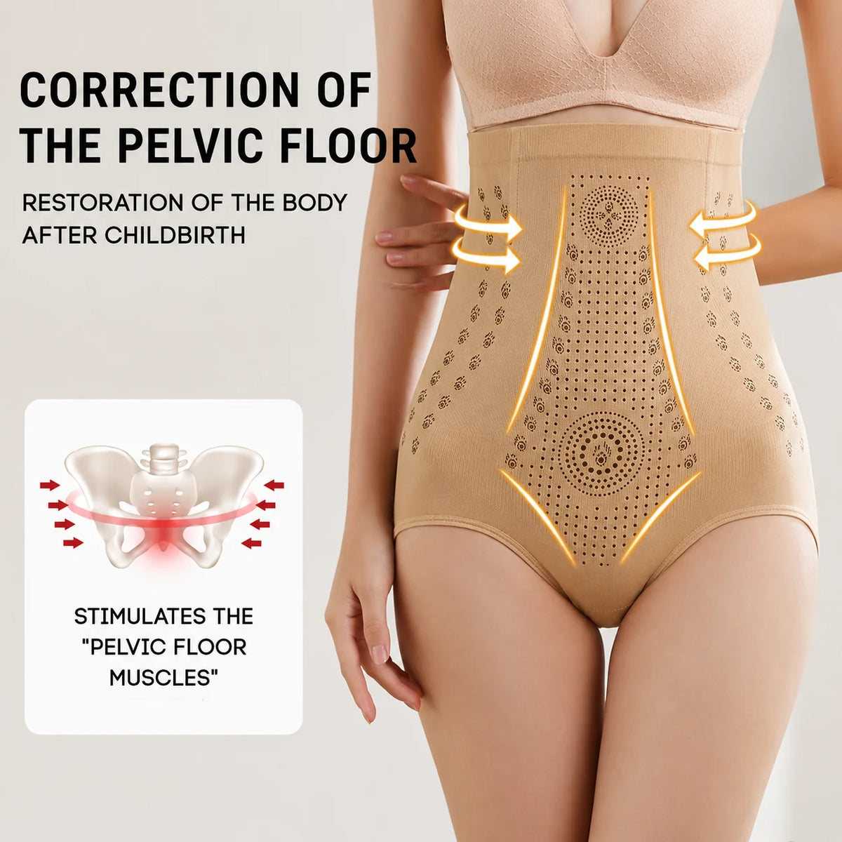 High-Waist Shapewear Firming Stomach Control