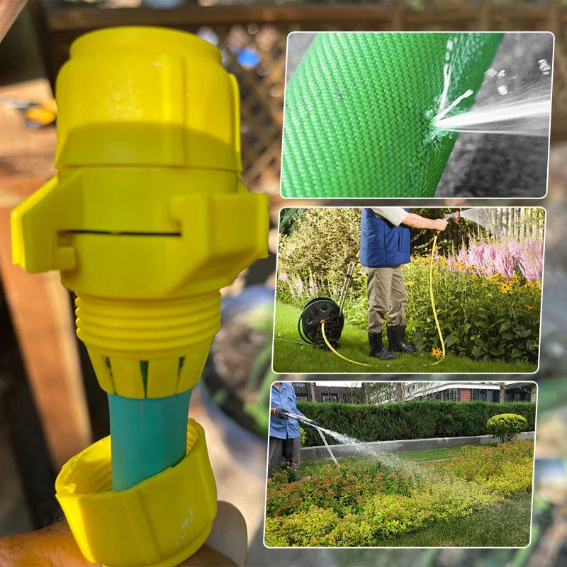 Hose Connector Universal Fit Click-Lock & Leak-Proof Seal