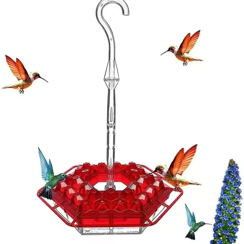 Hummingbird Feeder 30 Openings & Ant-Proof Water Moat