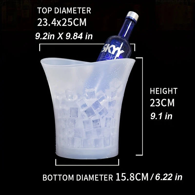 Ice Bucket Color-Changing LED 5 L Capacity