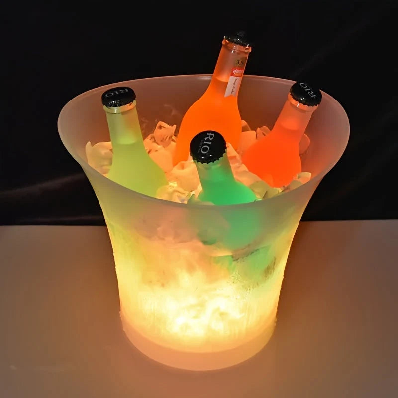 Ice Bucket Color-Changing LED 5 L Capacity