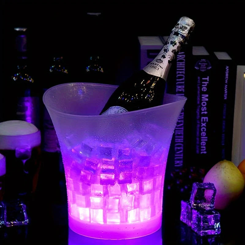 Ice Bucket Color-Changing LED 5 L Capacity