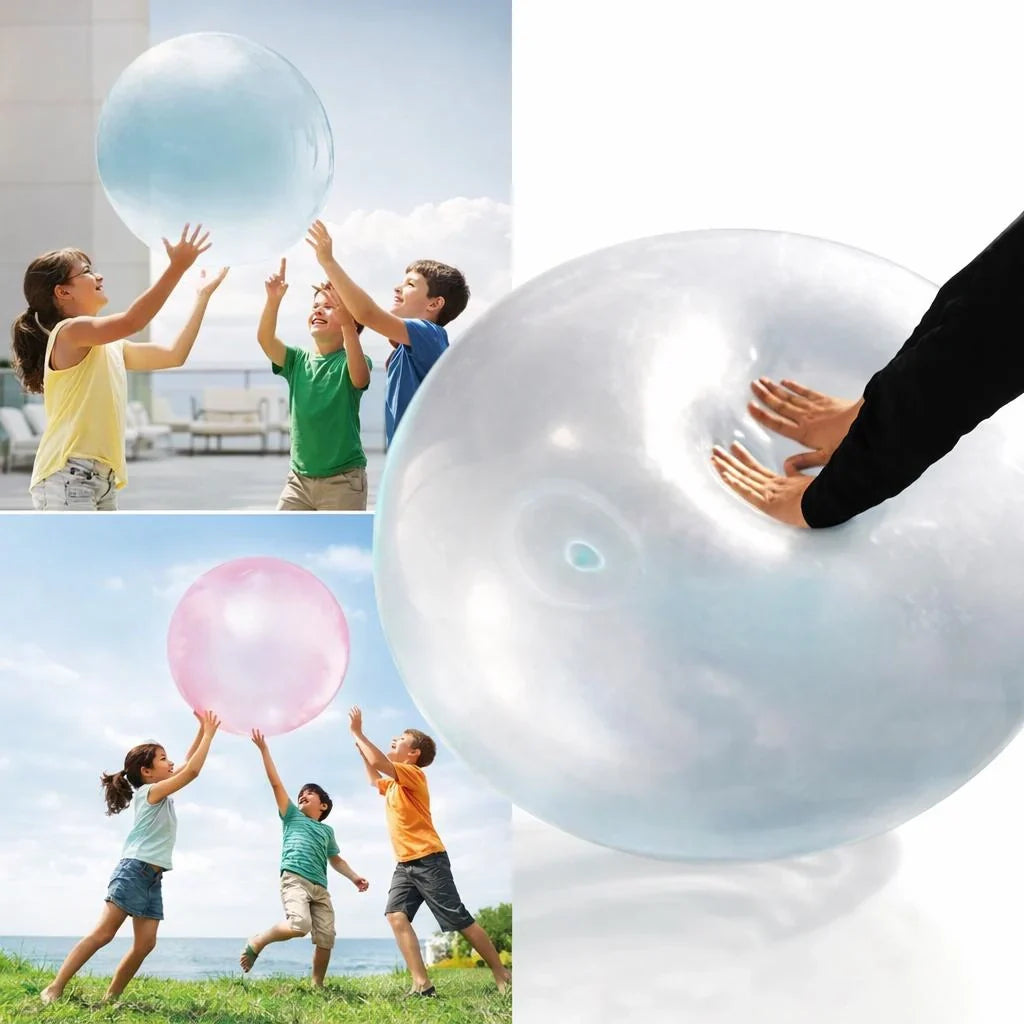 Inflatable Play Ball Tear-Resistant Self-Sealing Valve