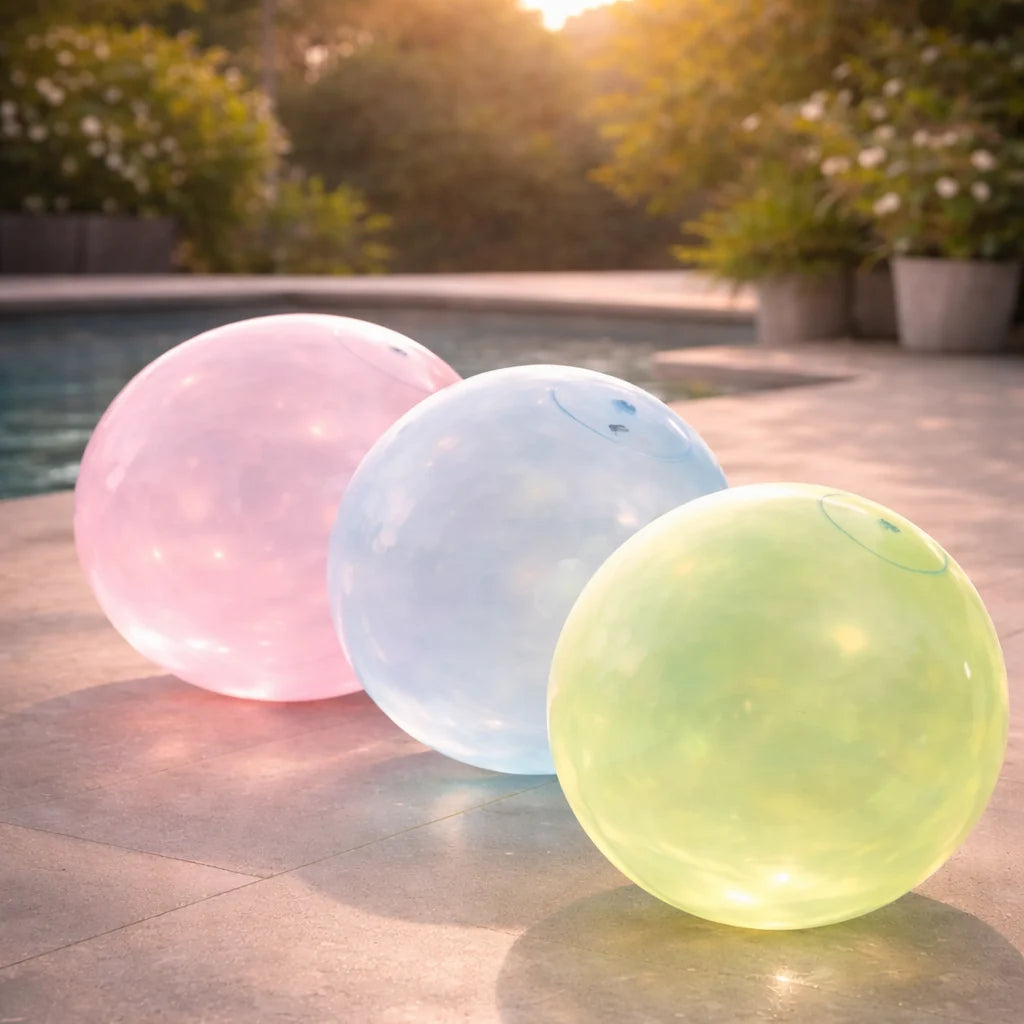 Inflatable Play Ball Tear-Resistant Self-Sealing Valve