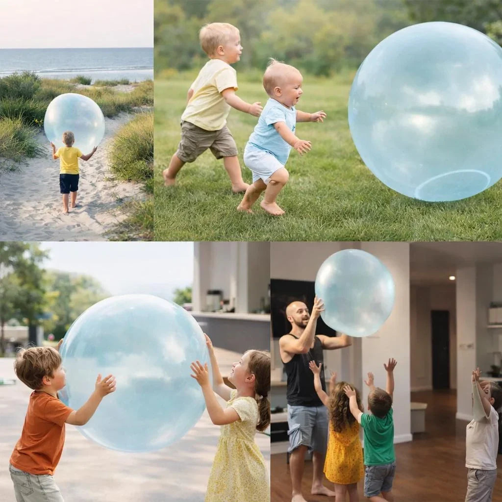 Inflatable Play Ball Tear-Resistant Self-Sealing Valve