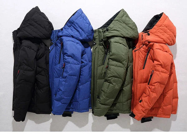 Jacket Insulated Polyester Tailored Fit Removable Hood & Full-Zip