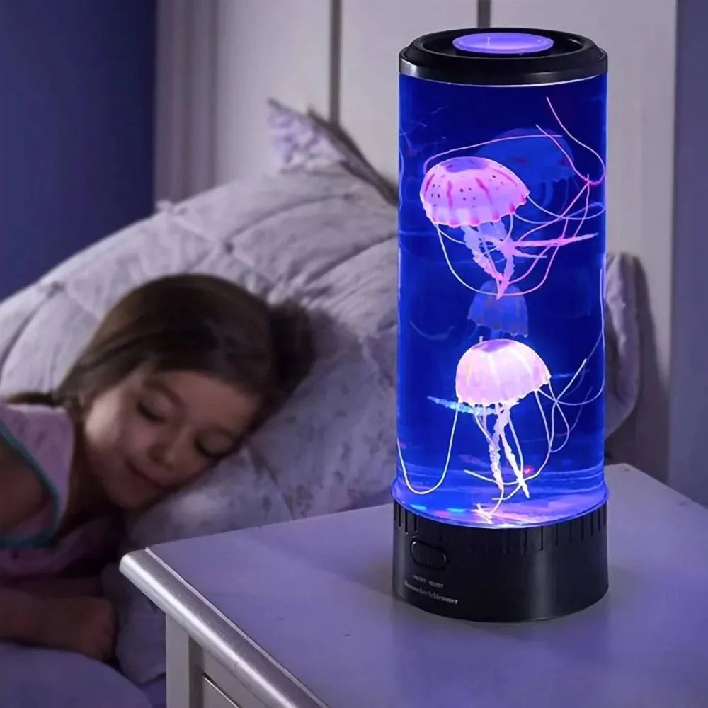 Jellyfish Lamp Floating 5-Color LED USB Rechargeable