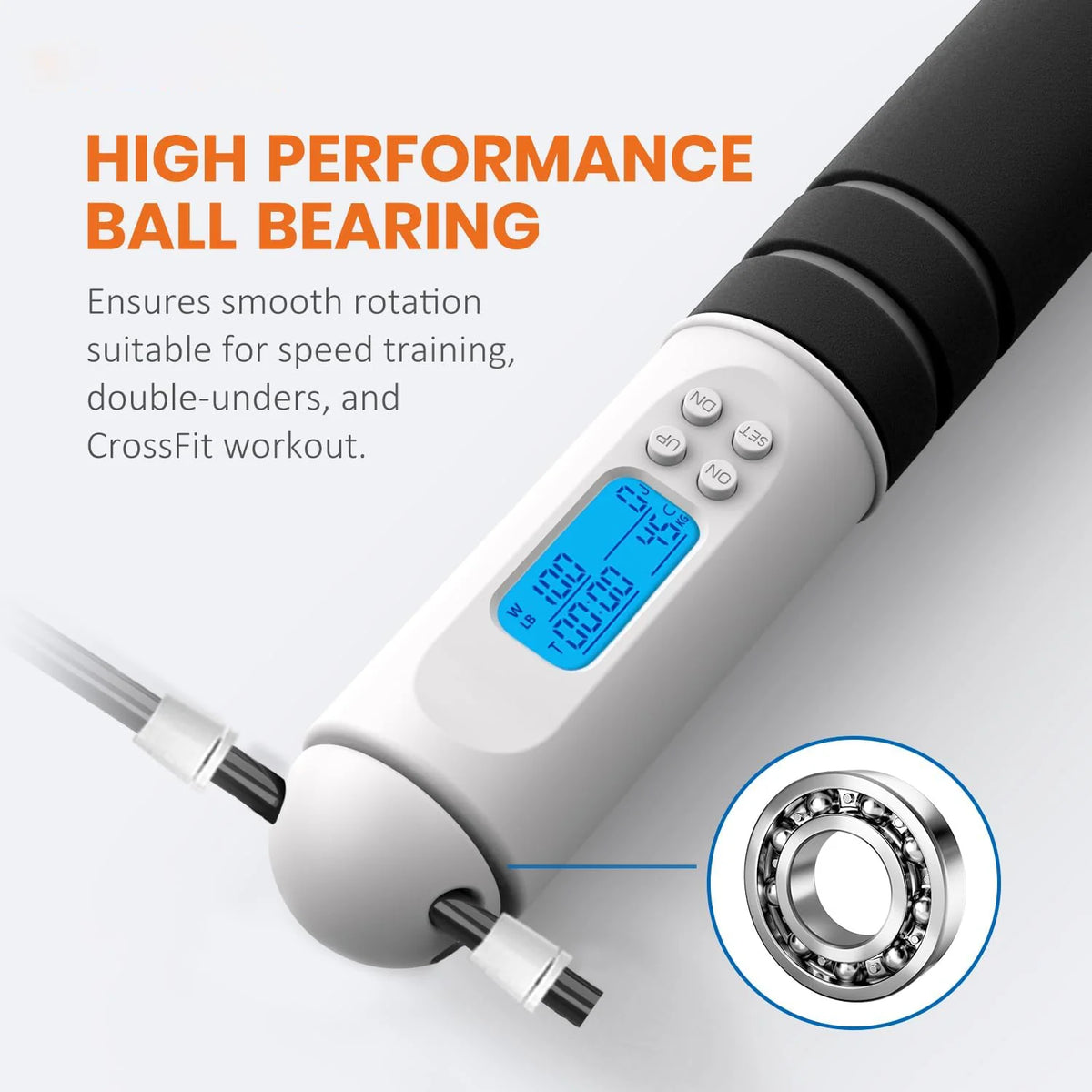 Jump Rope LED Display Jump & Calorie Counter