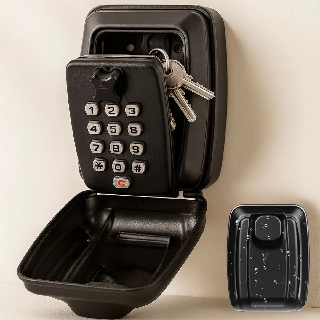 Key Safe Weatherproof Metal Wall Mount Adjustable Combination Lock