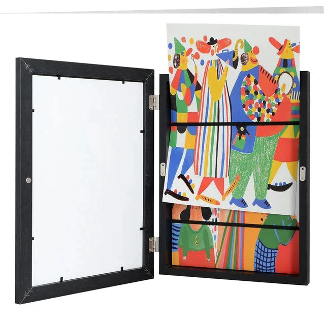 Kids Art Display Frame Front-Opening 150-Piece Protective Sleeves