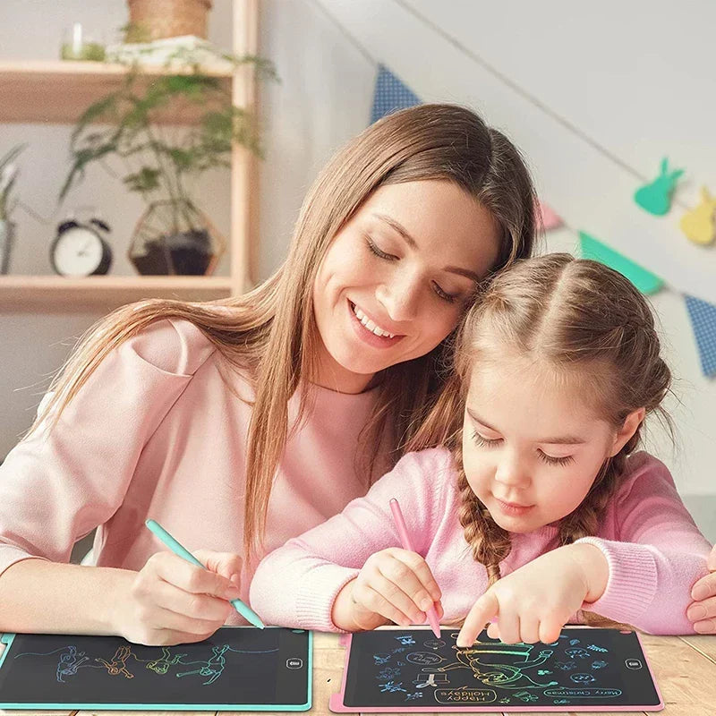 Kids LCD Writing Tablet Pressure-Sensitive Multicolor Instant Erase & Lock