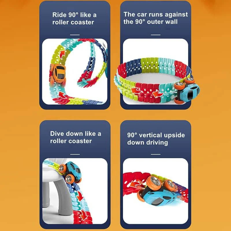 Kids Race Track Flexible & Modular USB-Rechargeable LED