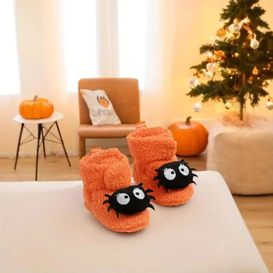 Kids' Slippers Ankle-High Fleece-Lined Slip-On