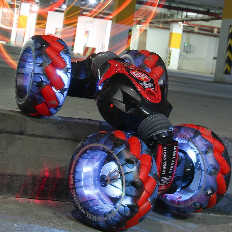 Kids Stunt Car Gesture Control 360° Spins LED Lights