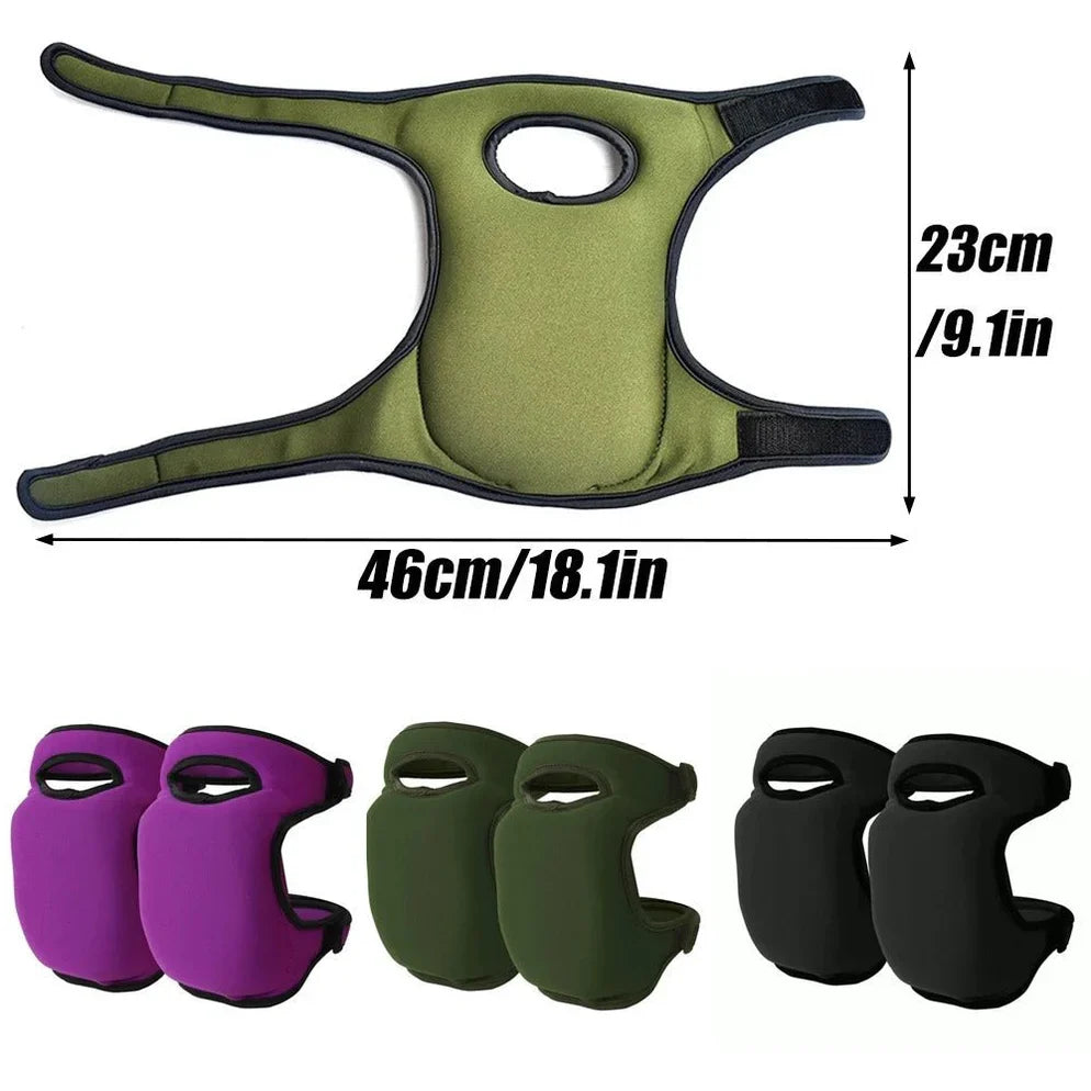 Knee Pads High-Density EVA Foam Water-Resistant & Adjustable Straps
