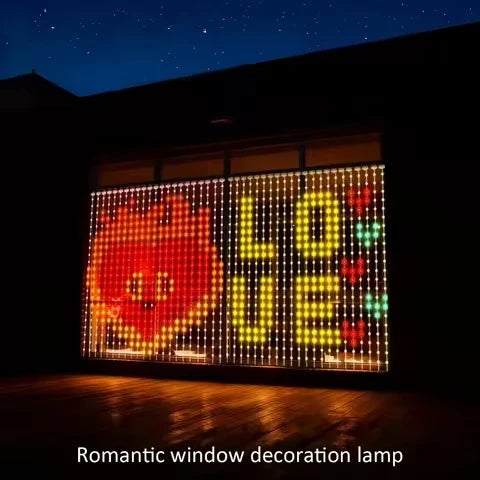 LED Curtain Lights RGB App-Controlled Music Sync