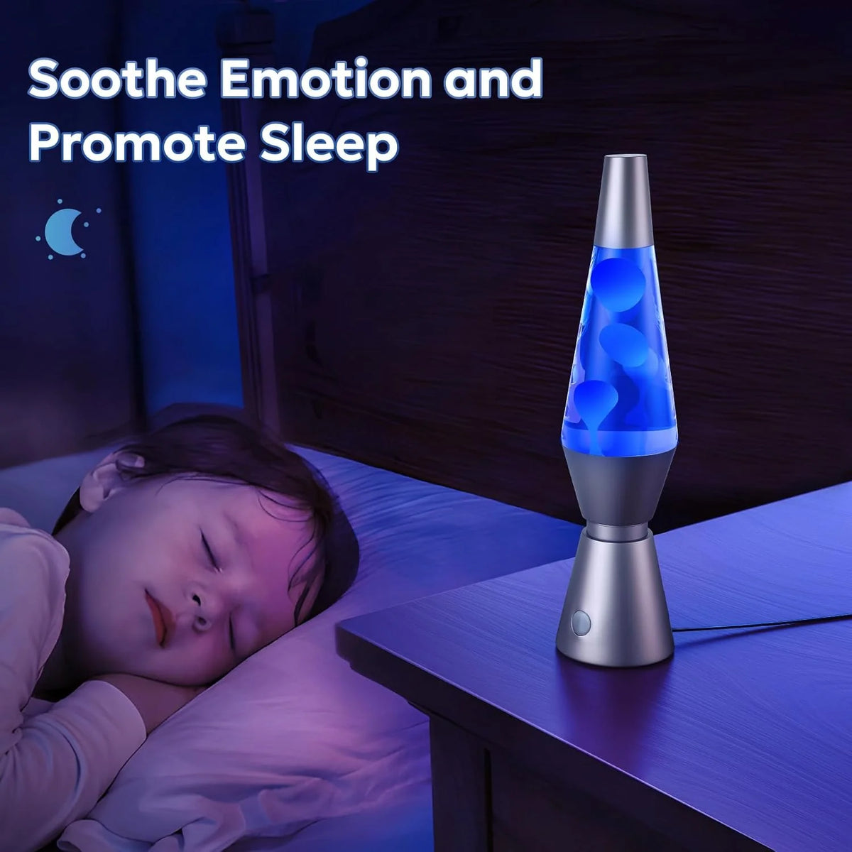 LED Lava Lamp 17-Color Remote & Dimmable
