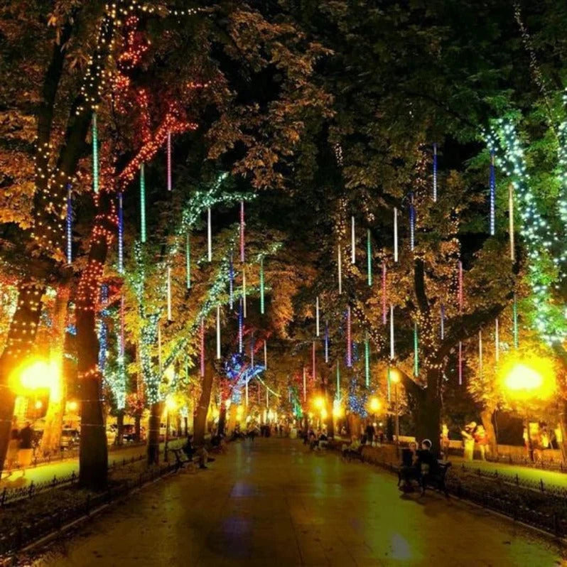 LED String Lights Cascading Snowfall Effect 144 LEDs