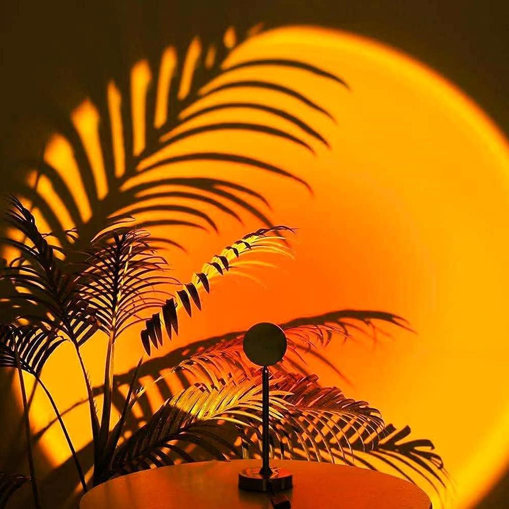 LED Sunset Lamp Warm Halo Adjustable Swivel Head