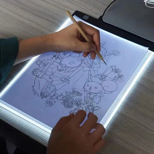 LED Tracing Tablet Ultra-Thin Adjustable Brightness USB-Powered