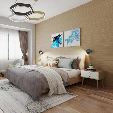 LED Wall Lamp Touch Control Dimmable 3-Color Battery-Powered