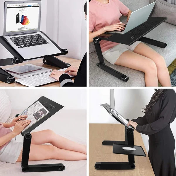Laptop Stand Multi-Joint Adjustable Ventilated Aluminum Tray
