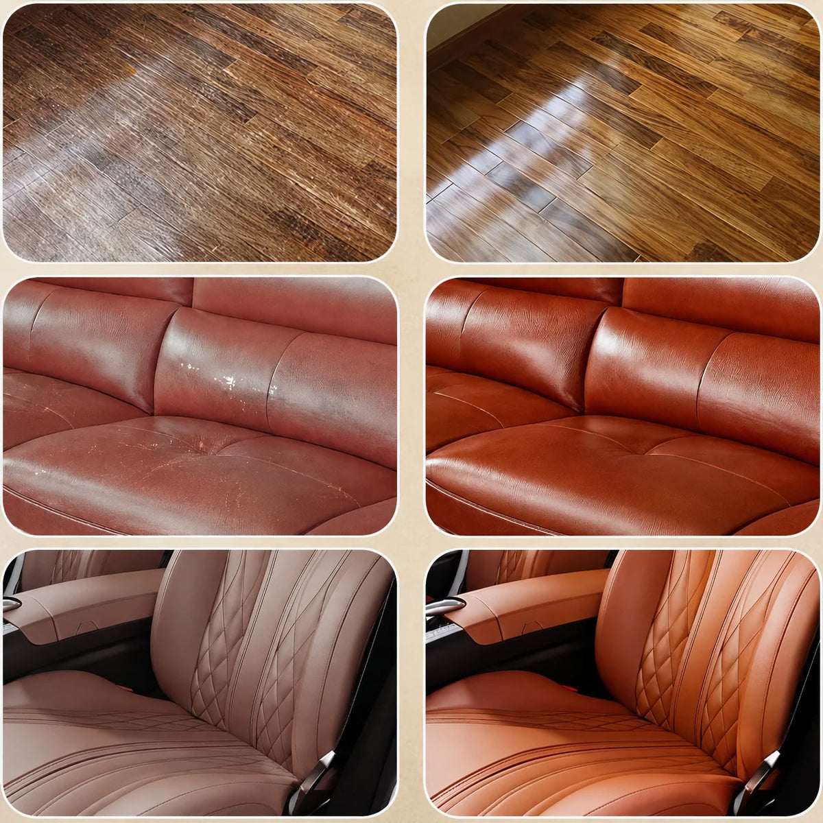 Leather Care Balm Colorless Restores Matte Shine