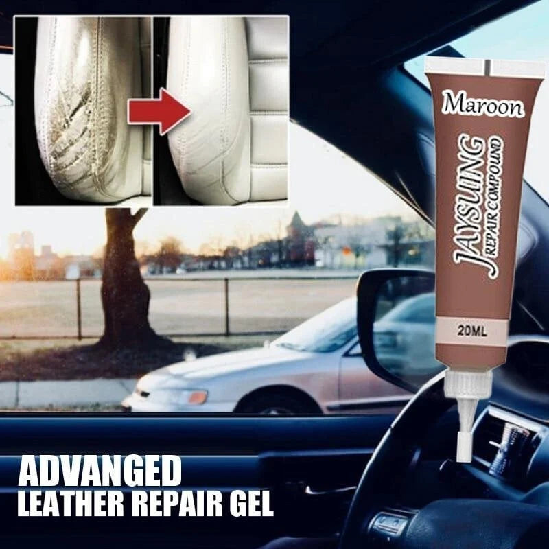 Leather Repair Kit 6-Color Paste Brush & Spatula Water-Resistant