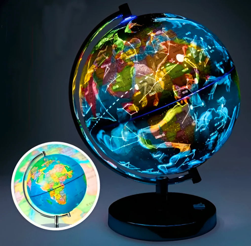 Levitating Globe 12 Constellation Modes & LED Night Light