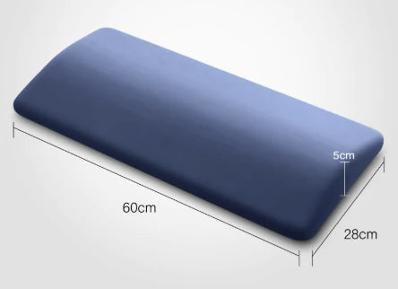 Lower Back Support Pillow Slow-Rebound Memory Foam Tapered Edge
