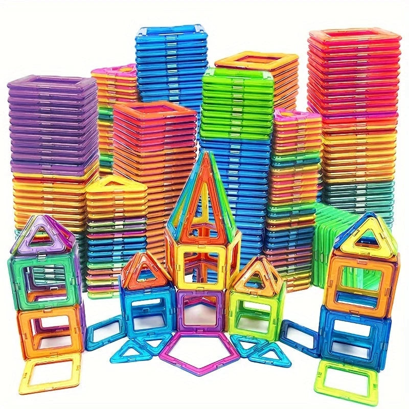 Magnetic Building Set Multicolored 48-68 Pieces