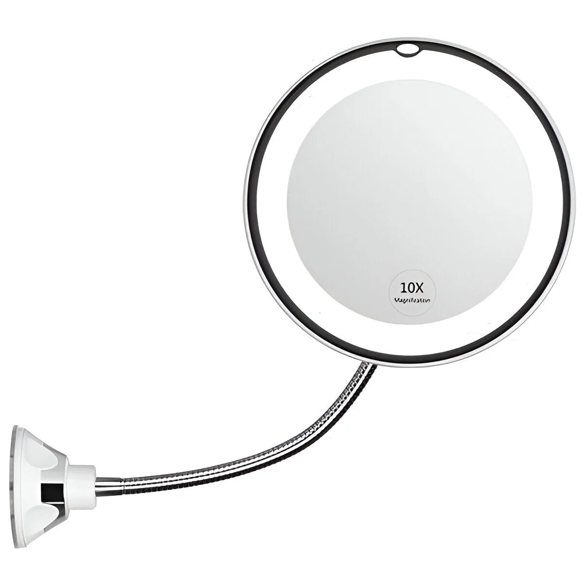 Makeup Mirror 10x Magnification LED Lighting Suction Base