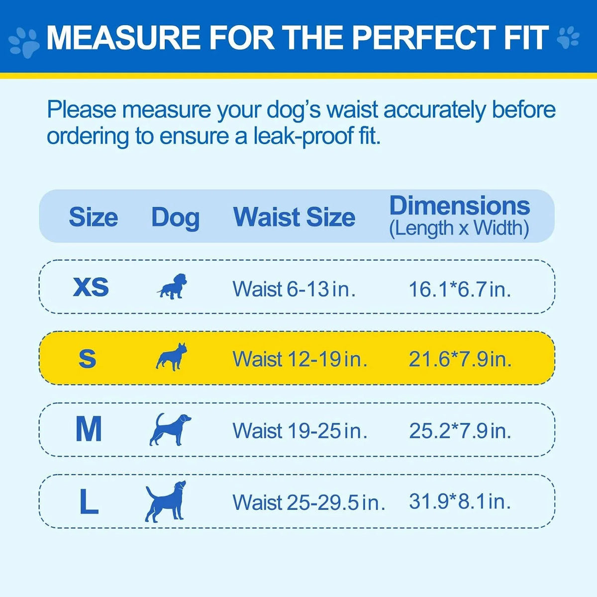 Male Dog Belly Band Leakproof Absorbent Wetness Indicator