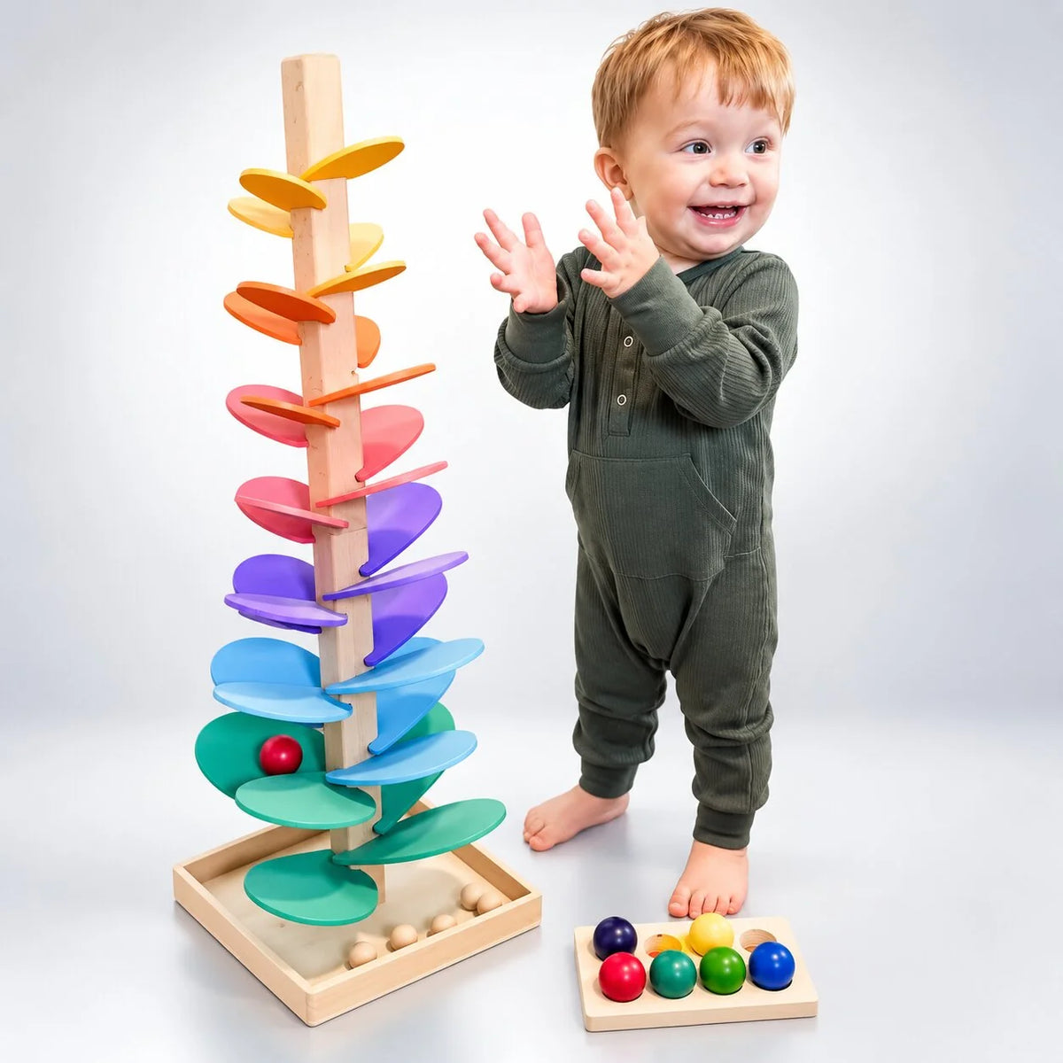 Marble Run 71 Cm Colorful Sound & Balls Included