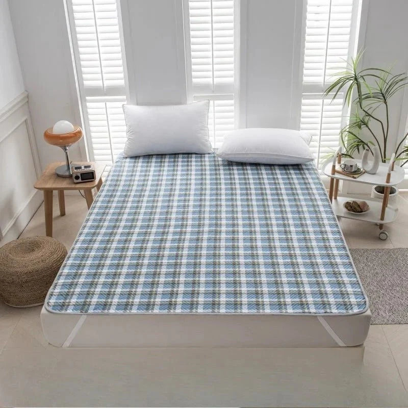 Mattress Pad Quilted Air-Channel Cooling Anti-Slip Backing
